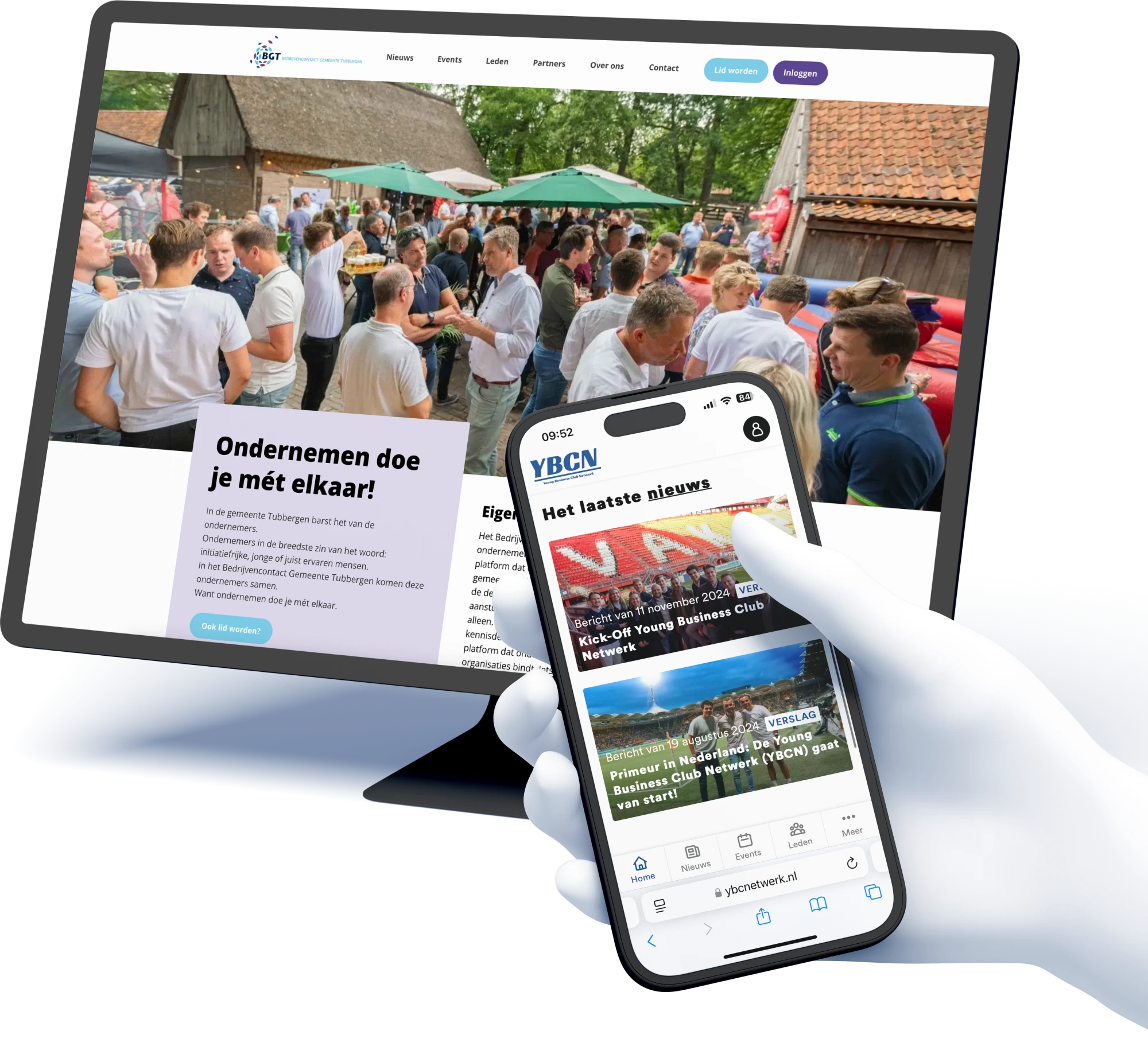 Website, app en ledenadministratie voor jouw club met Clubee Website, app en ledenadministratie voor jouw club met Clubee